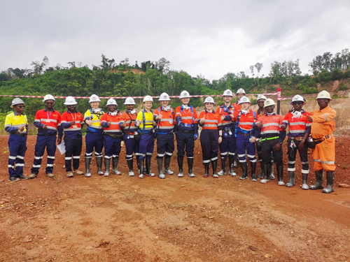 Chifeng Gold chairman，Mr. Wang Jianhua and his delegation visited the Golden Star Wassa mine