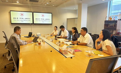 The Delegation Headed by the Vice President of Weifang Vocational College Visited LXML of Chifeng Gold, Opening a New Chapter for Business-University Cooperation