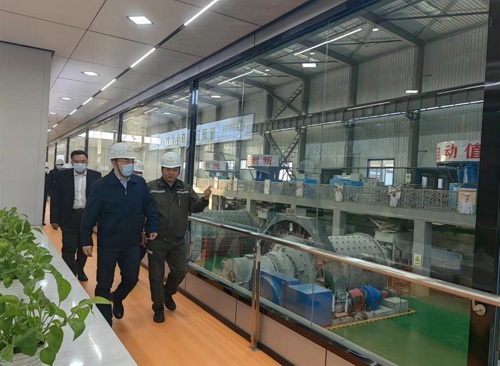 The Team Led by Chen Ye, Member of Standing Committee of Dandong Municipal Party Committee and Deputy Mayor Came to Wulong Mining for Investigation and Guidance