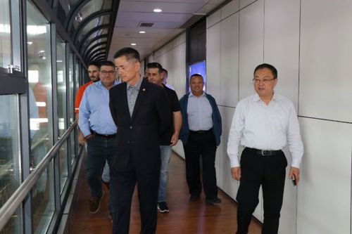 Chairman Wang Jianhua Took the LXML Sepon Team for a Learning Visit to Shandong Gold and Zijin Mining